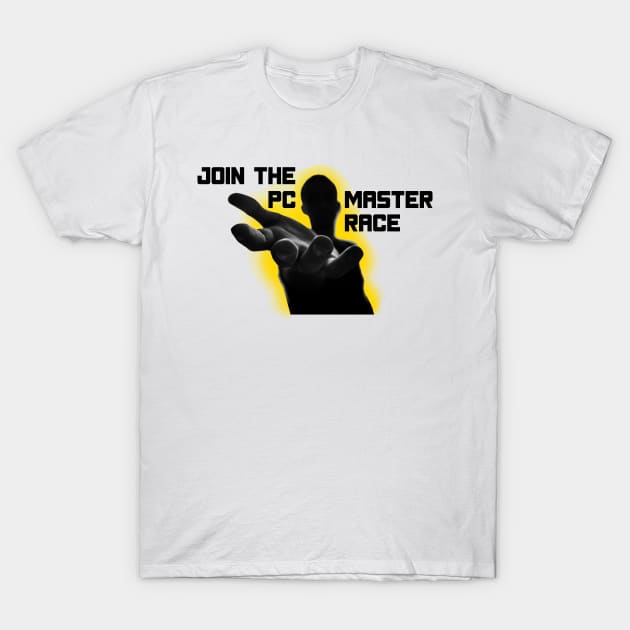 Join The PC Master Race T-Shirt by PixelParadigm